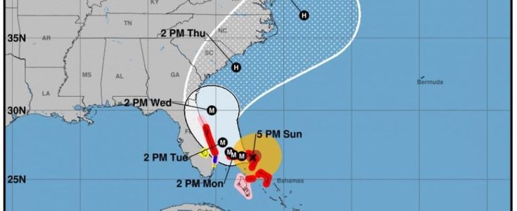 Uragano Dorian, Sud Carolina evacua l'intera costa: l'ordine riguarda un milione di persone. Raffiche di vento fino a 350 km/h