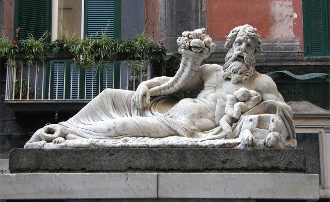 Ritrovata dopo pi&ugrave; di 50 anni<br />testa di sfinge del "Corpo di Napoli"