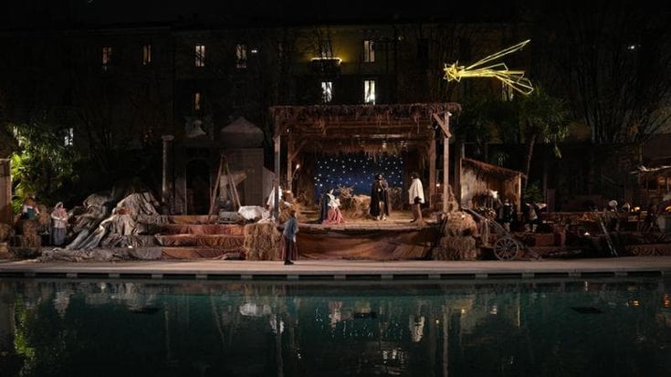 Il presepe vivente ai Bagni Misteriosi: la magia del Natale riflessa sull’acqua