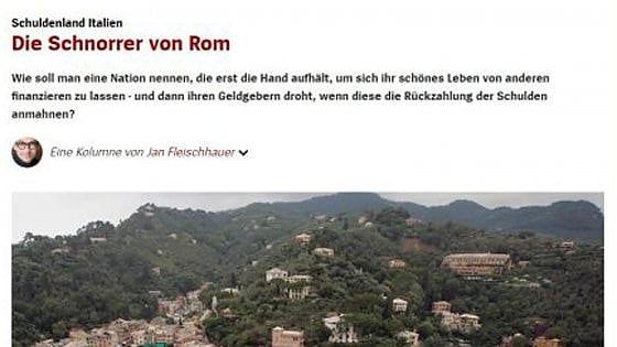 Der Spiegel, stereotipi sull'Italia - Der Spiegel, Stereotypen über Italien