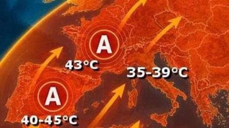 Calore senza fine, ma l’aria da nord per ora ci salva dall’afa peggiore