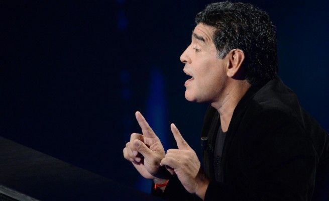 Avviso di garanzia per Maradona<br />"Diffam&ograve; Diego jr e la madre"