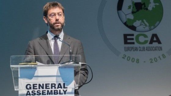 Eca, l'annuncio di Agnelli: "Dal 2021 via libera a una terza coppa europea"