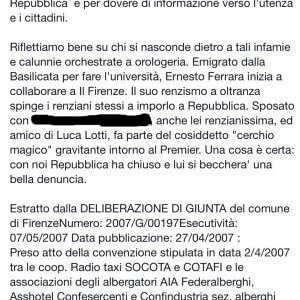 Taxi, Socota si scusa col nostro cronista