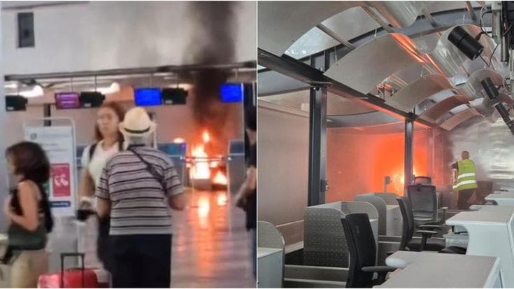 Malpensa, incendia e prende a martellate i banchi del check in: momenti di paura al Terminal 1