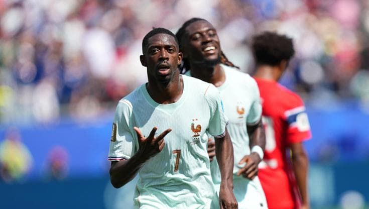 Francia prima nel girone, 4-1 ad una Norvegia senza stelle: tripletta di Dembelé