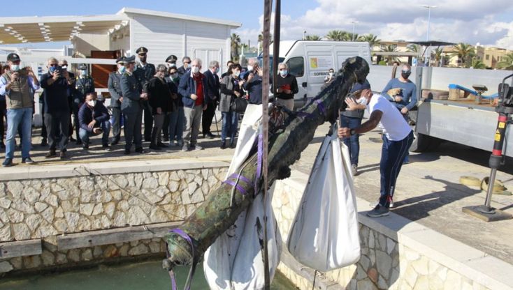 Agrigento, trovato un cannone del Settecento