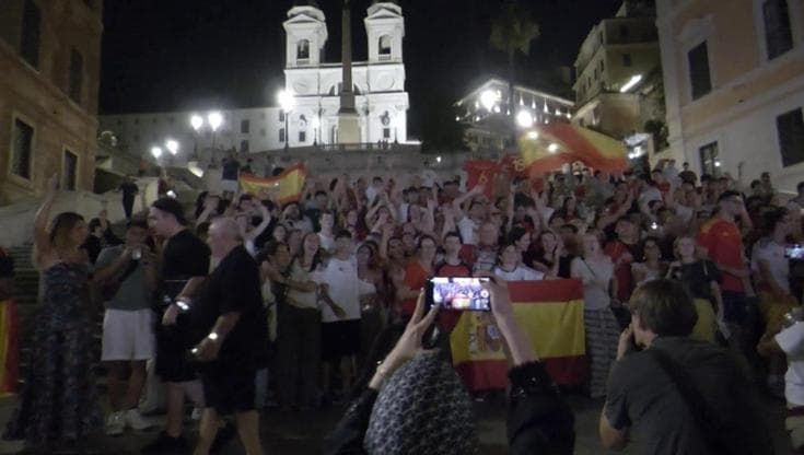 Mondiali, Roma diventa Madrid. Il trionfo delle Furie rosse tra Campo de' Fiori e "Plaza de España"