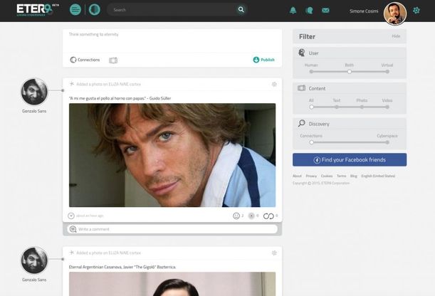 Eter9, il social network per l'eternità