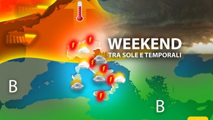 Previsioni meteo:  tra sole e temporali, ponte del 2 giugno più caldo e stabile