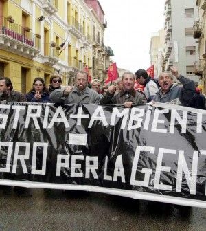Sciopero Eni per la chiusura del petrolchimico.Le manifestazioni da Gela arrivano a Roma