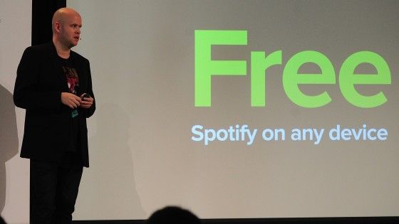 Svolta Spotify sul mobile: streaming "shuffle" gratuito