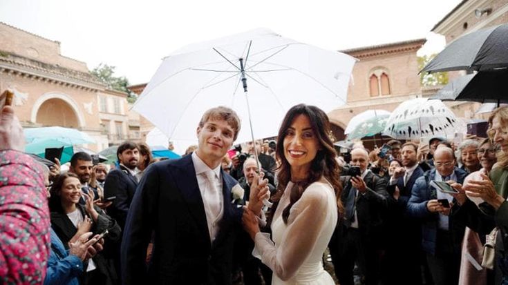 Giorgia Cardinaletti e Francesco Bechis si sono sposati: il matrimonio a Fabriano