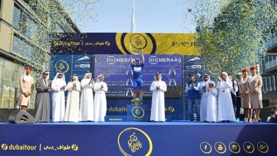 Ciclismo, Dubai Tour: Viviani completa l'opera. Vince ultima tappa e classifica finale