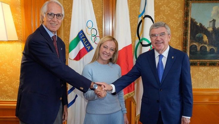 Milano-Cortina 2026, Meloni rassicura Bach: "Contate su di noi"