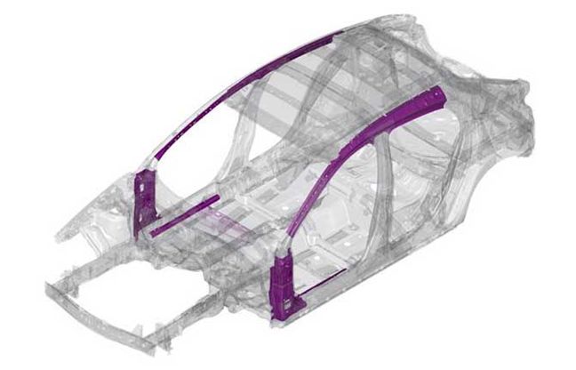 Il cuore d'acciaio della nuova Mazda3