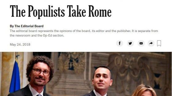 Ambasciata a Berlino contro lo Spiegel: "Critica un intero popolo". Attacco del Nyt a Conte