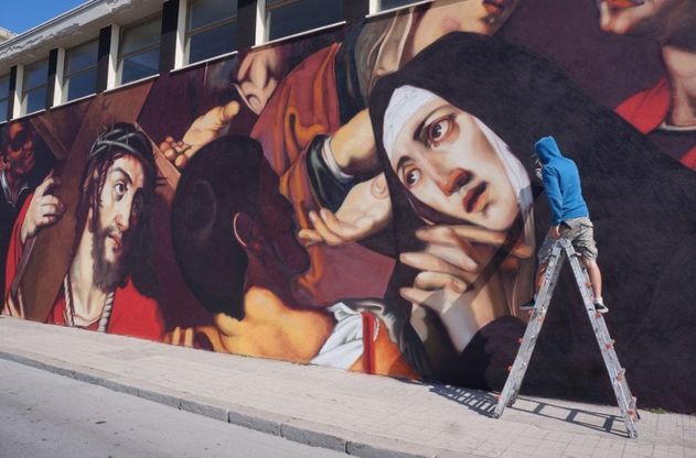 Il Cristo dello street artist varesino, cresce la Pinacoteca versione graffiti 