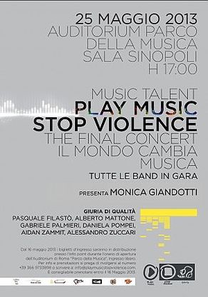 Musica contro la violenzasabato la finale del contest