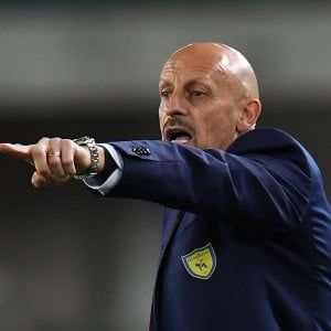 Chievo, Di Carlo: ''Gol Piatek è kung fu'. Ira del ds veneto: ''Siamo stufi''