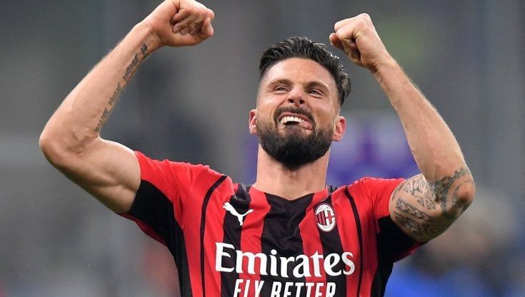 Milan, Giroud monsieur derby: gol per l'assalto dello scudetto