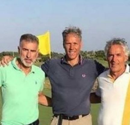 Van Basten in Puglia con Tassotti e Donadoni: "Come 3 bambini"