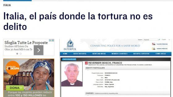 "El Mundo" attacca don Reverberi di Sorbolo, accusato di torture in Argentina