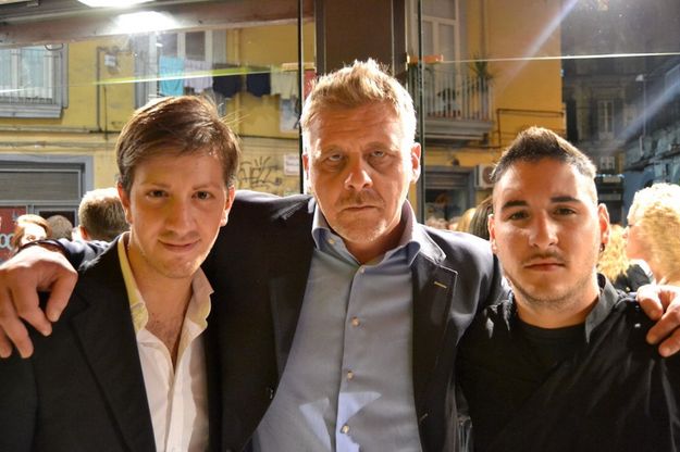 Il cast di "Gomorra" in sala al Modernissimo