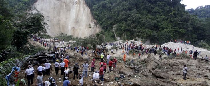 Guatemala: valanga travolge e cancella un villaggio: decine di morti, centinaia i dispersi