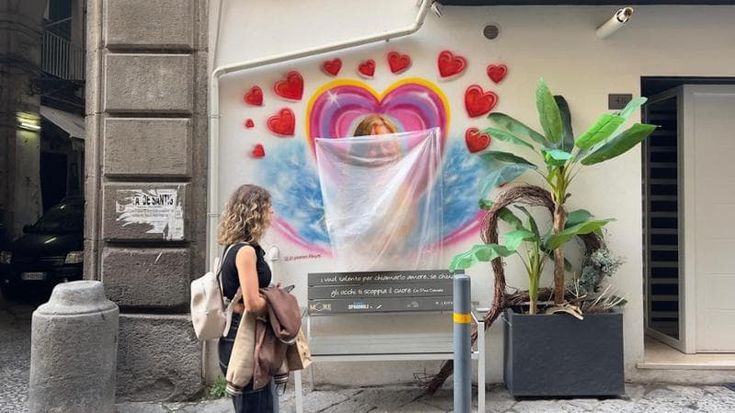 Napoli, ecco il murale dedicato a Chiara Jaconis ai Quartieri Spagnoli