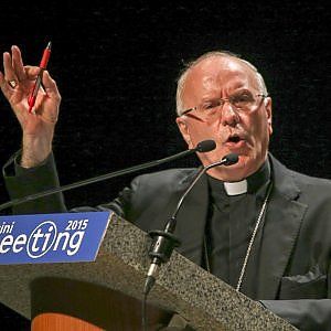 Galantino al Meeting Cl di Rimini: "Scelte pubbliche sono guidate da interessi immediati e non da progetti"