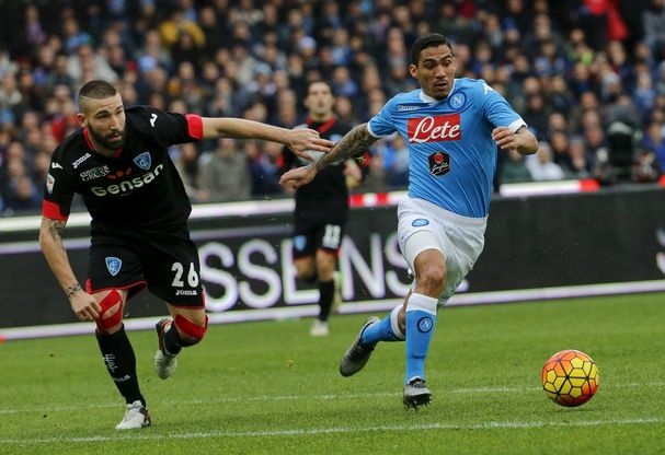 Napoli-Empoli, il film della partita