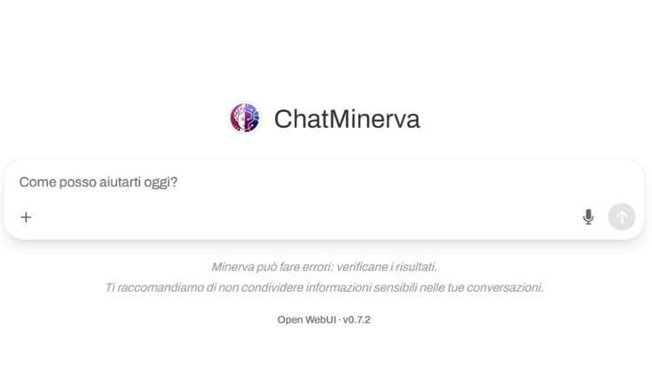 ChatMinerva, arriva il primo assistente IA italiano