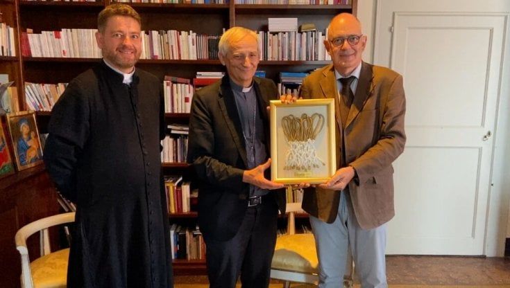 Zuppi premiato con la Retina d'Oro per la Madonna del basket nel santuario di Porretta