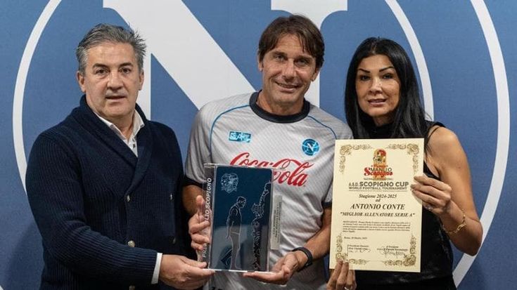 De Laurentiis, Conte e McTominay vincono il Premio Manlio Scopigno 2025