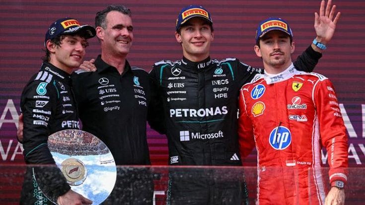 F1 Gp Australia, vince Russell davanti ad Antonelli. Ferrari sul podio con Leclerc, Hamilton 4°