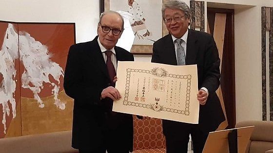 A Ennio Morricone l'Ordine del Sol Levante: il Giappone rende omaggio al maestro