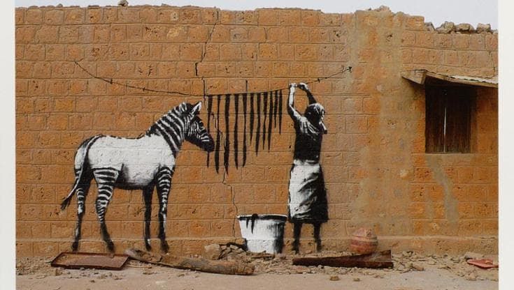 Dai migranti alla deforestazione, Banksy ad Agrigento racconta il presente