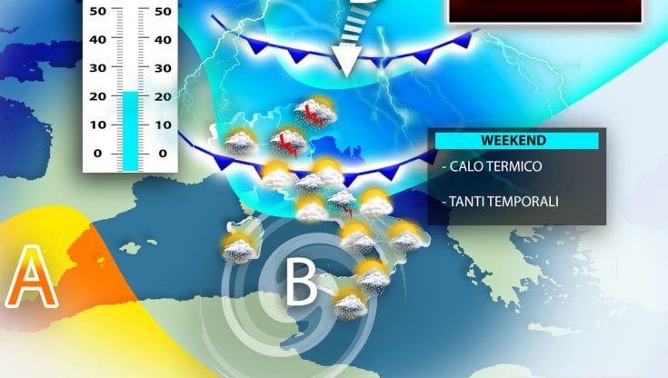 Previsioni meteo, ribaltone nel weekend: arriva l’aria polare dalla Svezia