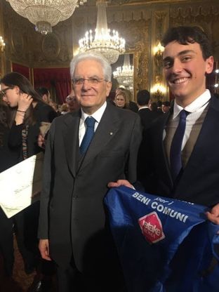 Roma, 2018 il presidente Mattarella premia il più giovane socio Retake. Gli interventi sono 565
