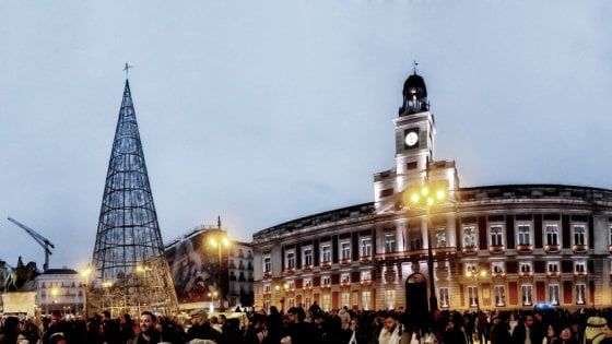 Aspettando il Capodanno,  in piazza a Madrid