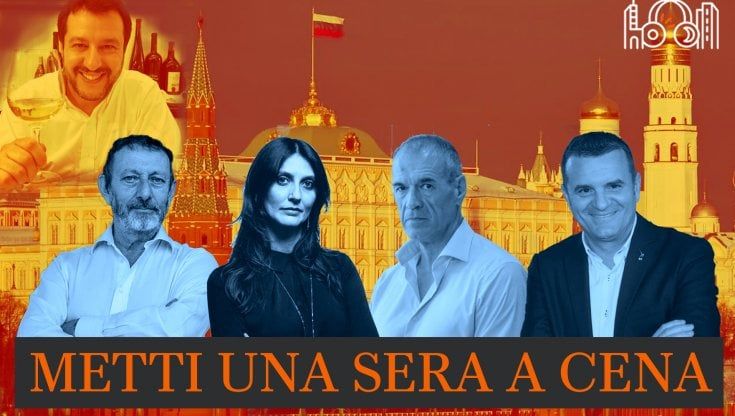 Metti una sera a cena. Con Centinaio, Cottarelli, Fiano, Feltri, Schianchi e Serra