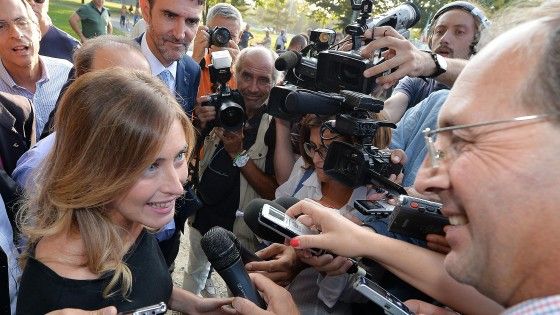 Boschi alla Festa Democratica: "Ci giudicheranno per le capacit&agrave;, non per la bellezza"