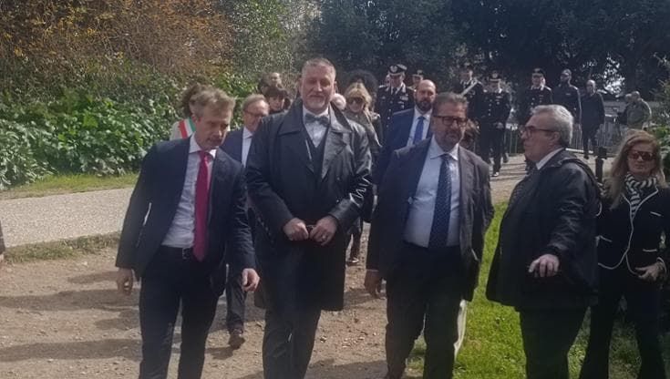 Pompei, Giuli all'inaugurazione della storia delle vittime del Vesuvio: "Una galleria del dolore"