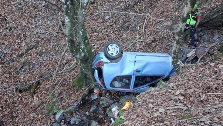 Due dispersi a Borzonasca, trovato morto Giannetto Mortola: è finito con l’auto in un burrone
