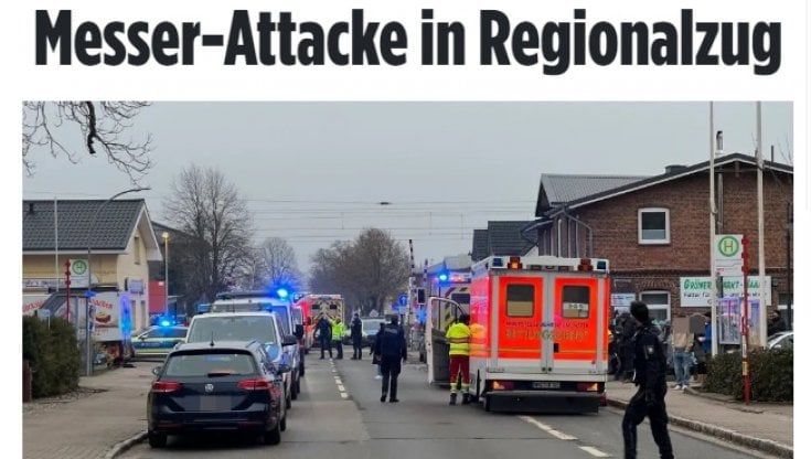 Germania, attacco con un coltello su un treno: due morti e sette feriti