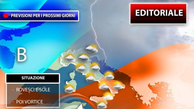 Previsioni meteo, da giovedì tempo instabile e temporali