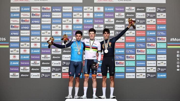 Mondiali, a Montreal Nicolas Milesi è argento nella crono Under 23