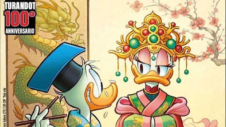 Giacomo Puccini e la sua “Turandot” sono protagonisti dell'ultimo numero di “Topolino”