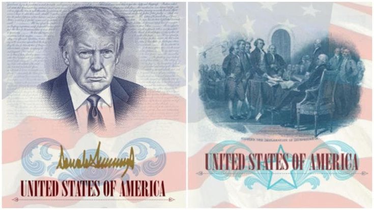 Trump finisce anche sui passaporti Usa: ecco il restyling con il volto accigliato del presidente